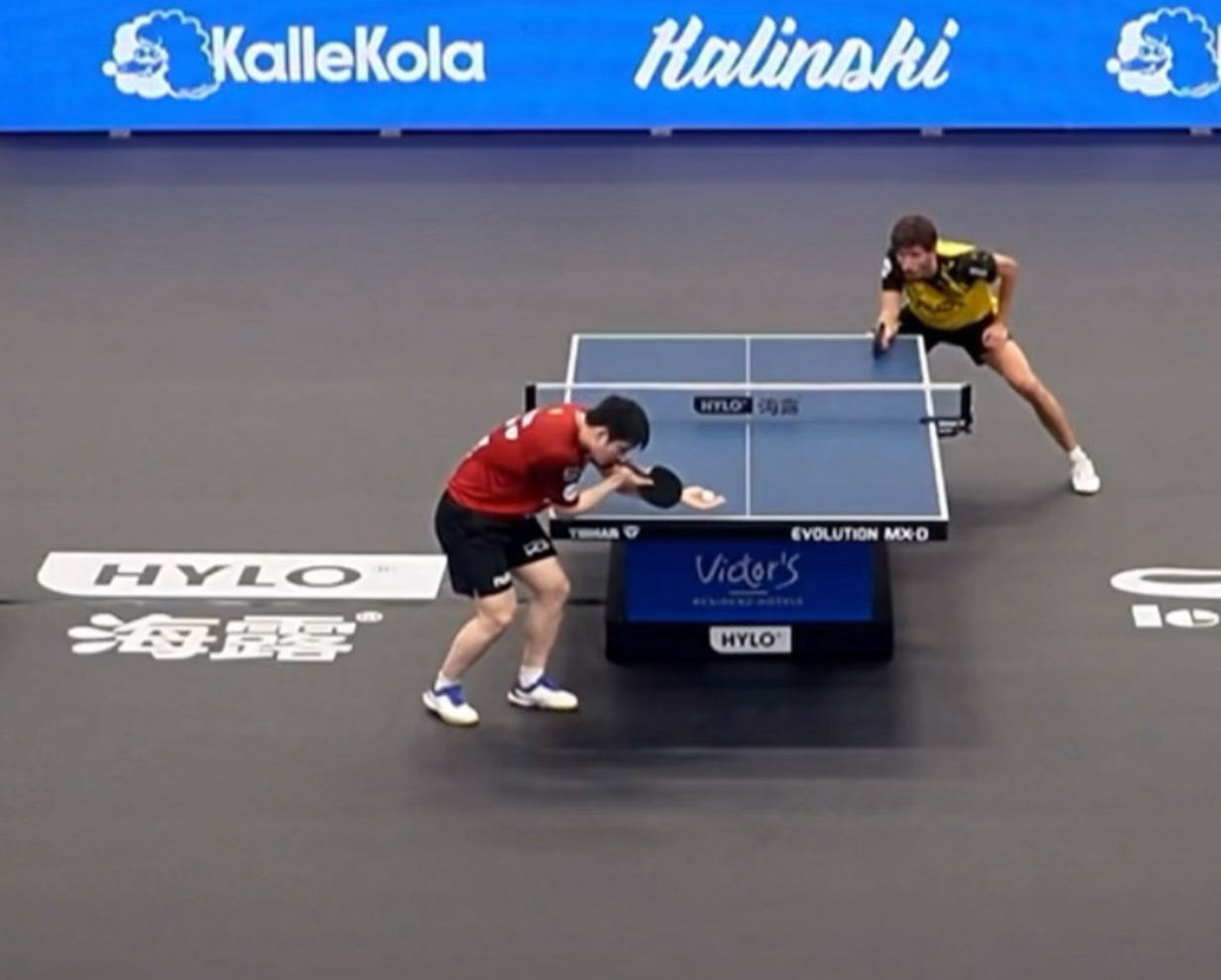 赛樊振东依, 个暖心的画, 不管是输赢 赛樊振东依, 个暖心的画, 不管是输赢